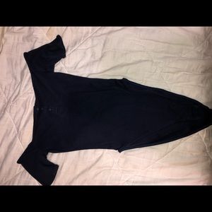 Navy blue body suit